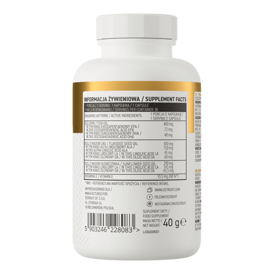 OstroVit OMEGA 3-6-9 30 caps