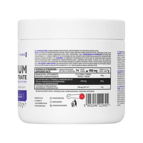 OstroVit MAGNESIUM Citrate...